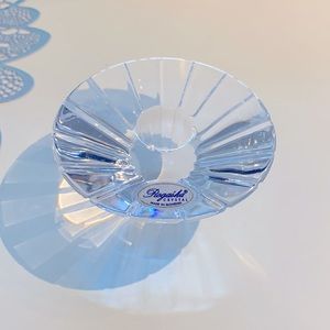 Crystal candle holder